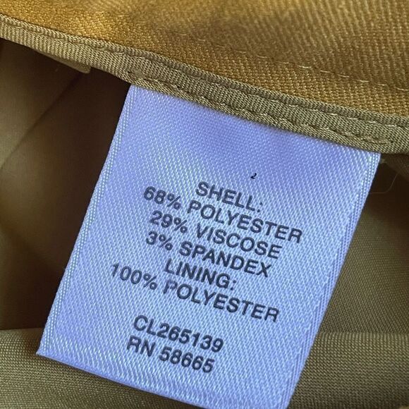 Nordstrom’s Classiques Entier “Notion Weave” Butter Yellow Lined Skirt (Size:2) - Picture 7 of 12